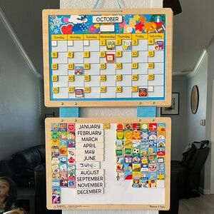Melissa & Doug Colorful Wooden Calendar